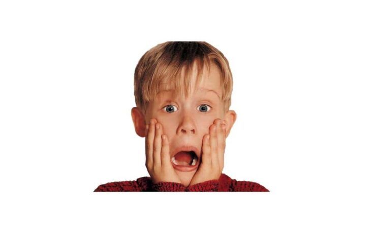 Imagen del niño protagonista de la película "Solo en casa"