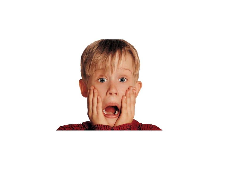 Imagen del niño protagonista de la película "Solo en casa"